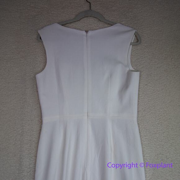 New! Dress the Population Monroe Side Slit sweetheart Gown White Bridal, size L - Picture 9 of 16